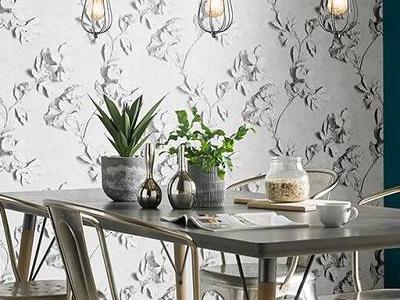 Tapeta białe kwiaty